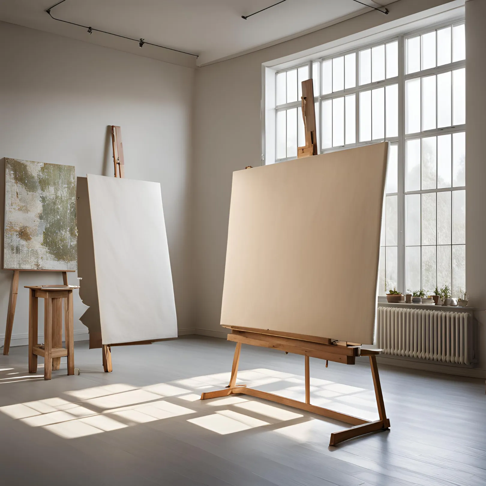 Unprimed Artists' Canvas - Standard 3/4" Width - Hand-stretched