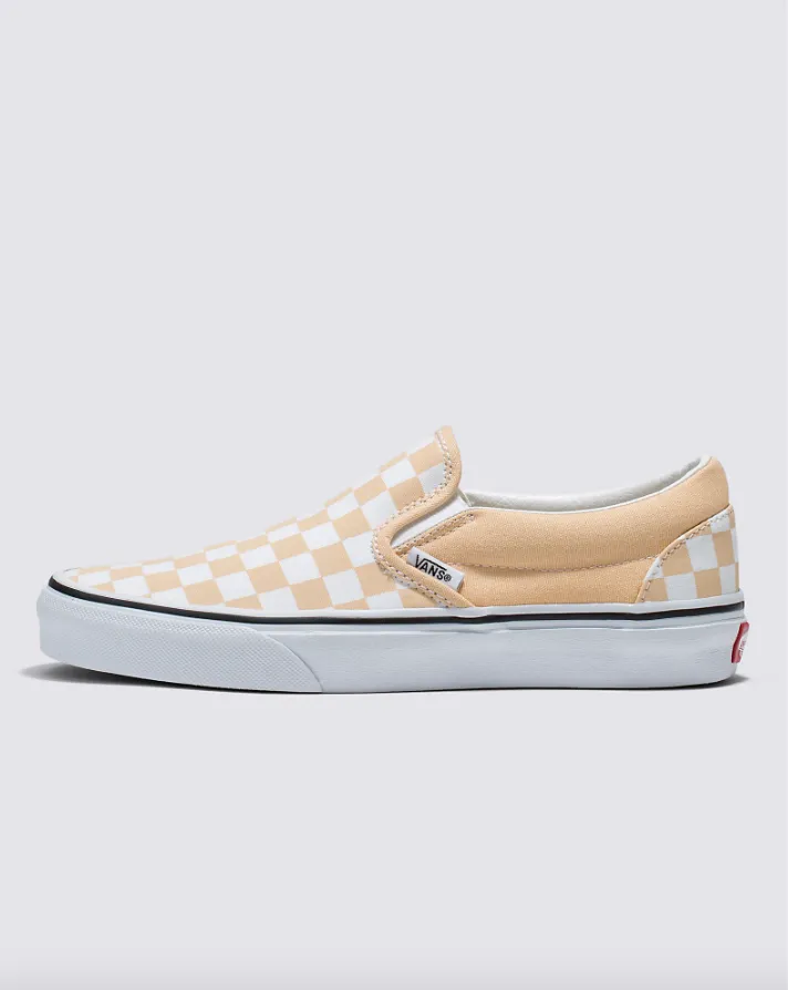Vans Classic Slip On - Honey Peach Checkerboard