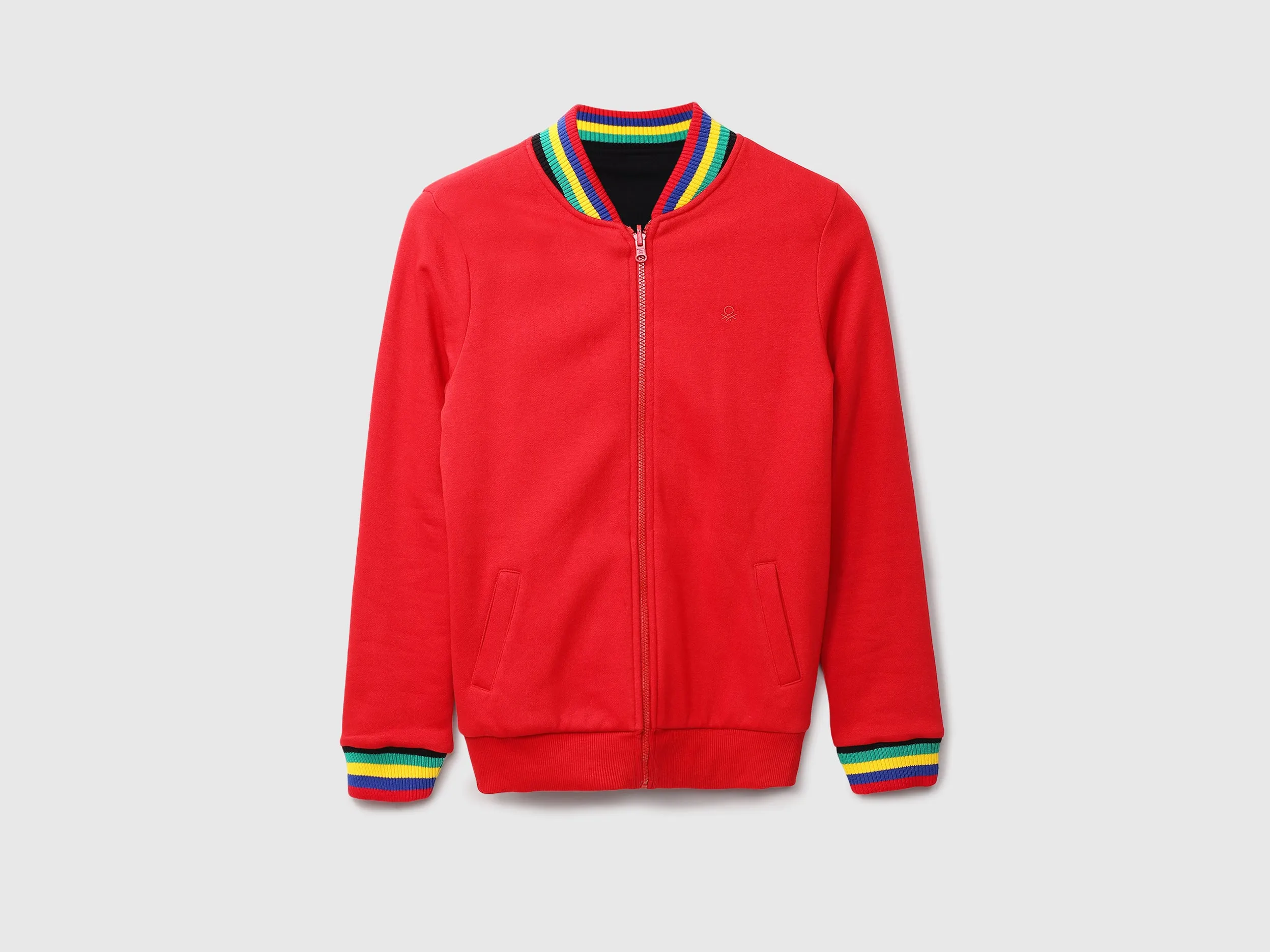 Women Red Solid Regular Sweatshirt